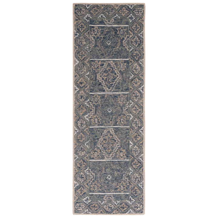 SAFAVIEH Aspen APN275M Handmade Blue / Beige Rug Image 3