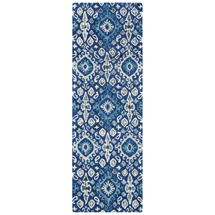 SAFAVIEH Aspen APN295N Handmade Navy / Beige Rug Image 3