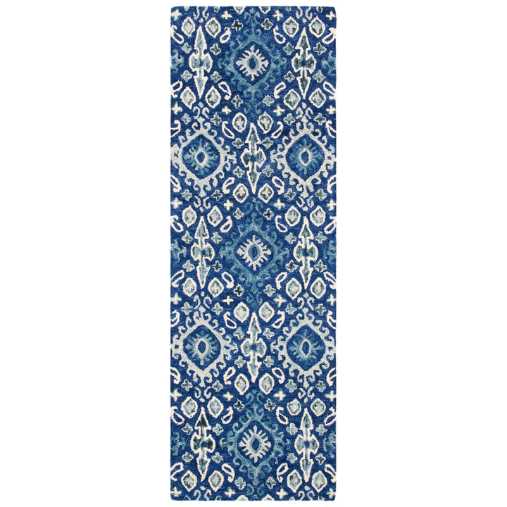 SAFAVIEH Aspen APN295N Handmade Navy / Beige Rug Image 1