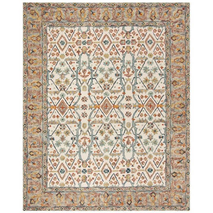 SAFAVIEH Aspen APN308A Handmade Ivory / Blue Rug Image 1