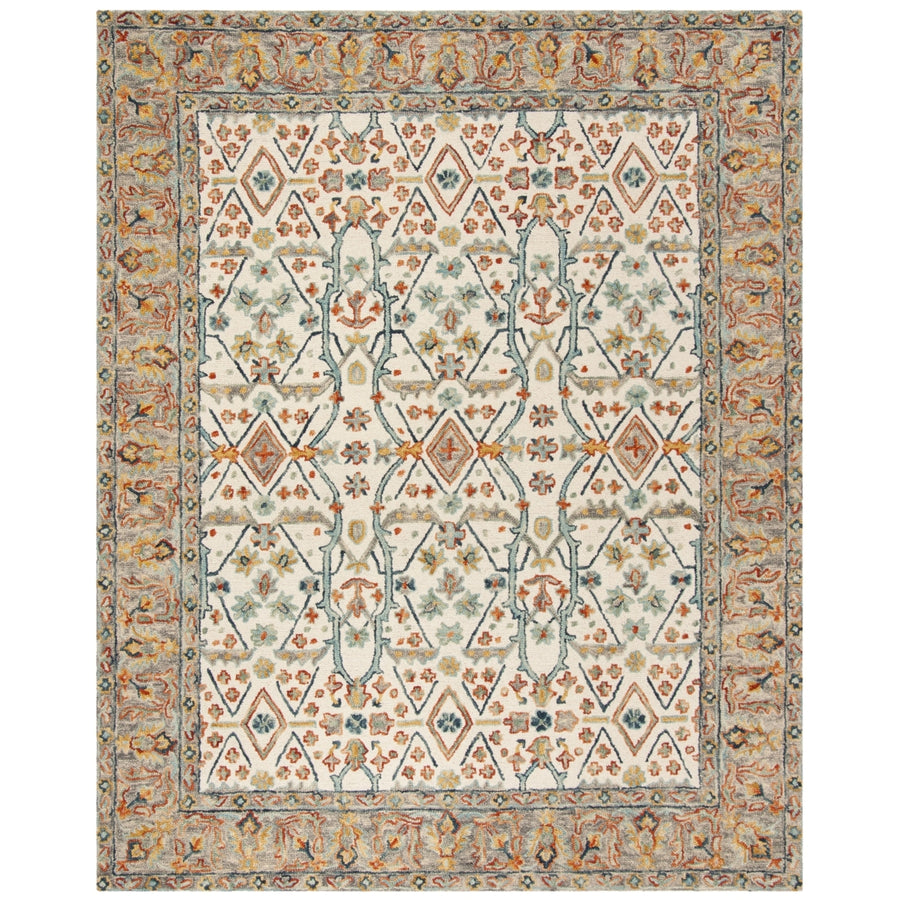 SAFAVIEH Aspen APN308A Handmade Ivory / Blue Rug Image 1