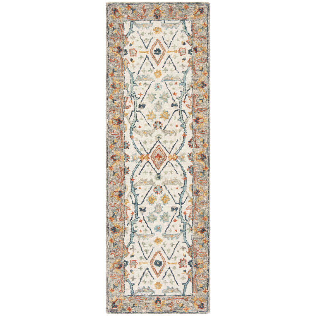 SAFAVIEH Aspen APN308A Handmade Ivory / Blue Rug Image 4