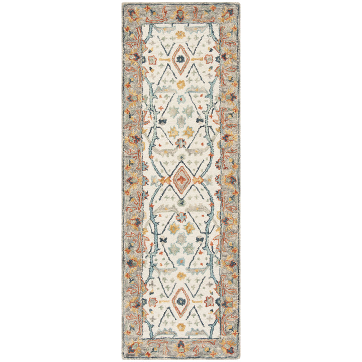 SAFAVIEH Aspen APN308A Handmade Ivory / Blue Rug Image 5