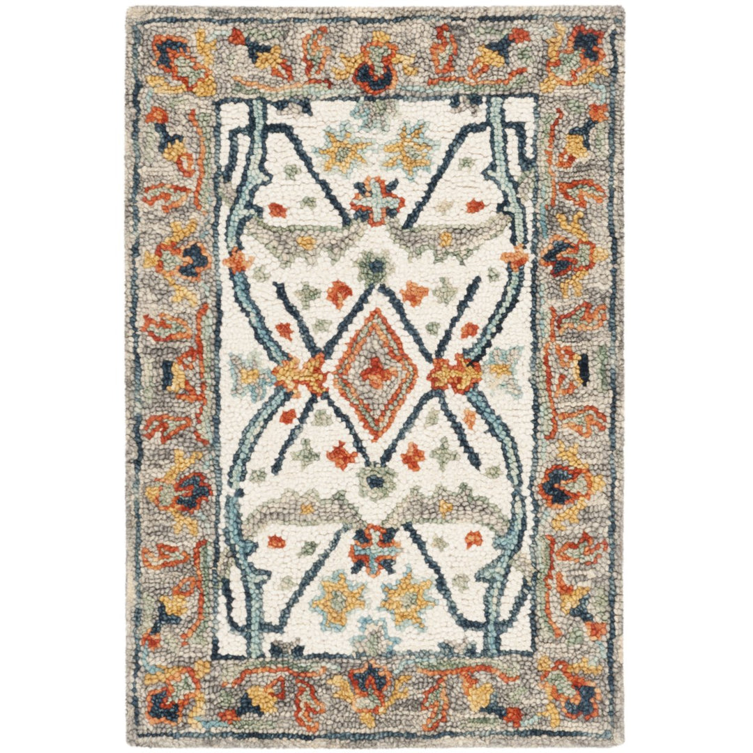 SAFAVIEH Aspen APN308A Handmade Ivory / Blue Rug Image 6