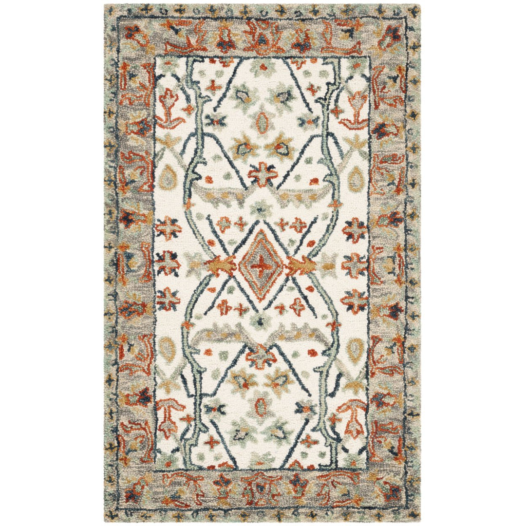 SAFAVIEH Aspen APN308A Handmade Ivory / Blue Rug Image 7