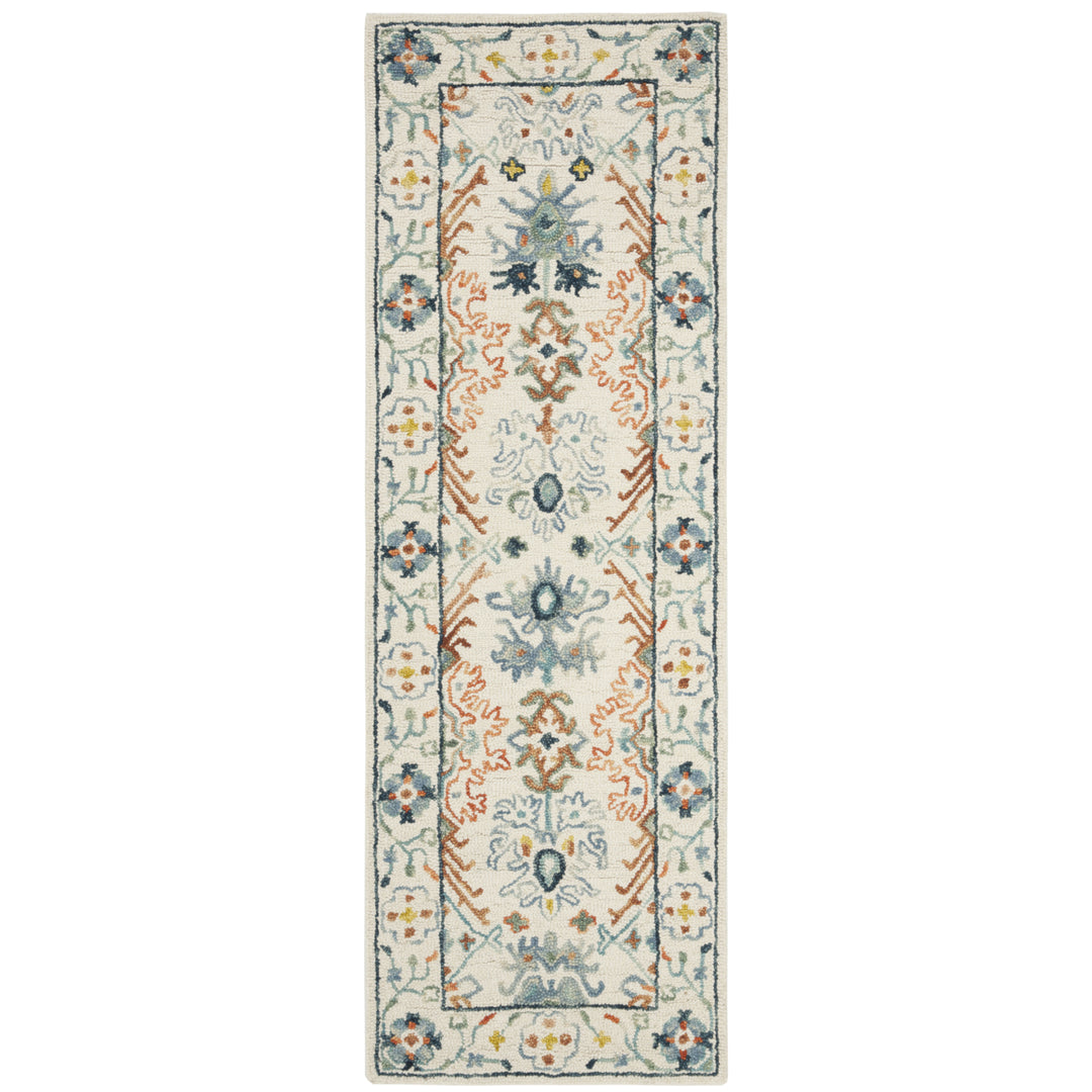 SAFAVIEH Aspen APN310A Handmade Ivory / Blue Rug Image 4