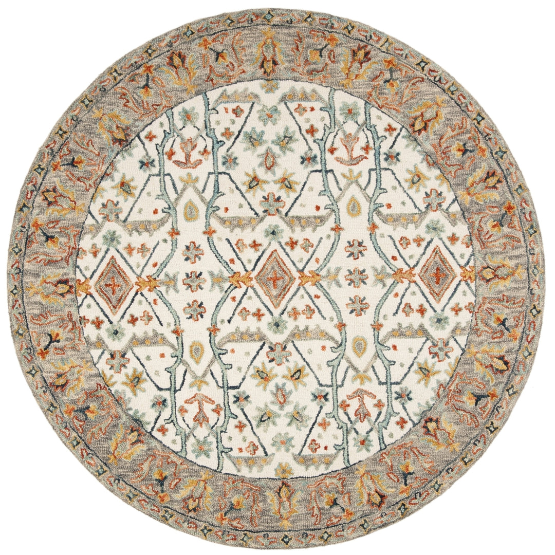 SAFAVIEH Aspen APN308A Handmade Ivory / Blue Rug Image 9