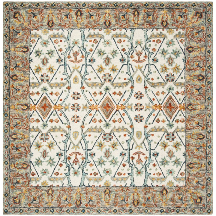 SAFAVIEH Aspen APN308A Handmade Ivory / Blue Rug Image 1