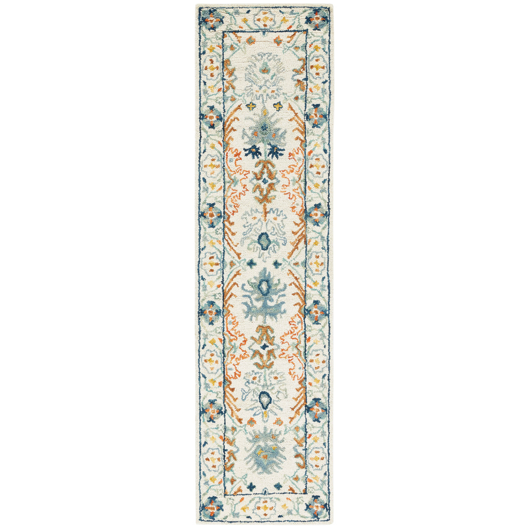 SAFAVIEH Aspen APN310A Handmade Ivory / Blue Rug Image 6