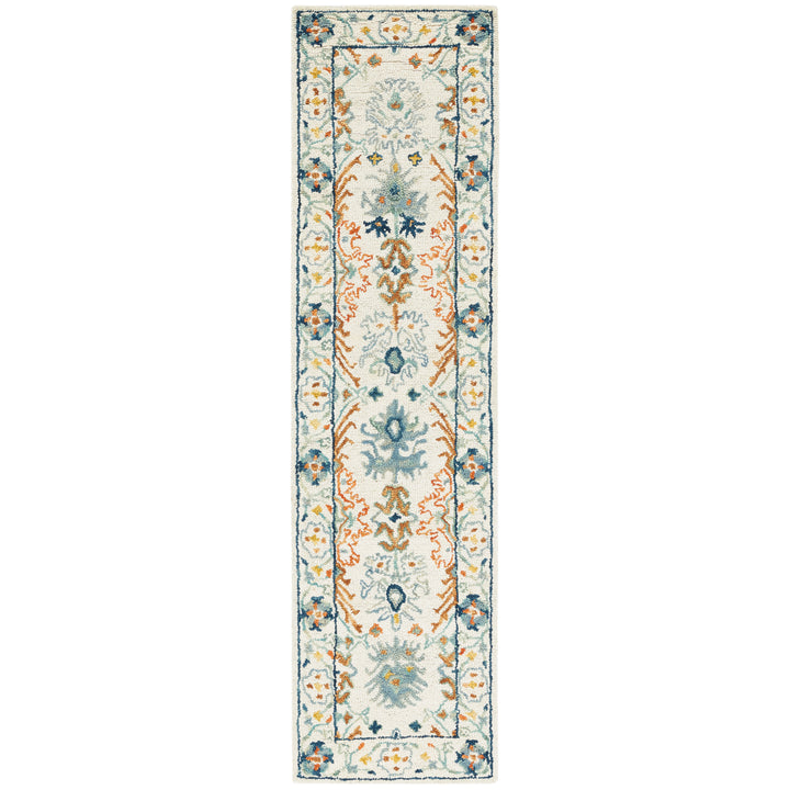 SAFAVIEH Aspen APN310A Handmade Ivory / Blue Rug Image 6