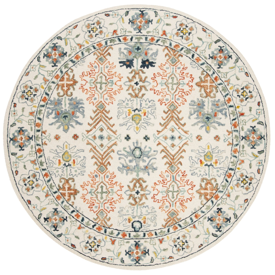 SAFAVIEH Aspen APN310A Handmade Ivory / Blue Rug Image 8