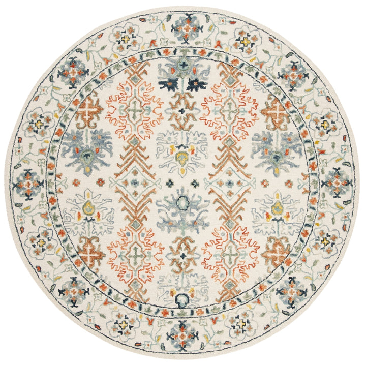 SAFAVIEH Aspen APN310A Handmade Ivory / Blue Rug Image 8