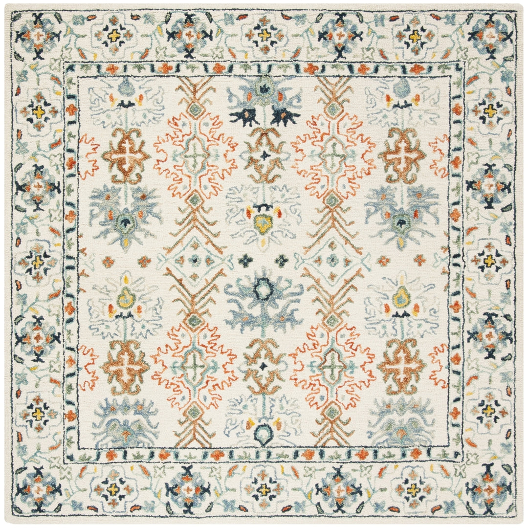 SAFAVIEH Aspen APN310A Handmade Ivory / Blue Rug Image 9