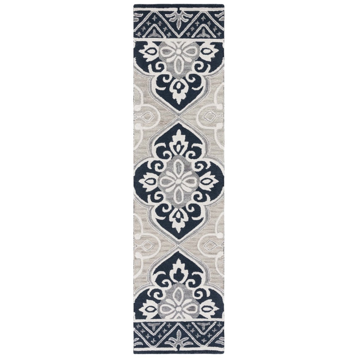 SAFAVIEH Aspen APN351M Handmade Blue / Ivory Rug Image 2