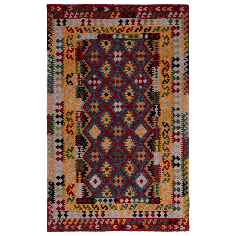 SAFAVIEH Aspen APN404Q Handmade Red / Yellow Rug Image 2