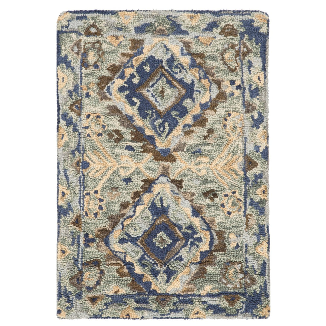 SAFAVIEH Aspen APN504A Handmade Blue / Beige Rug Image 1