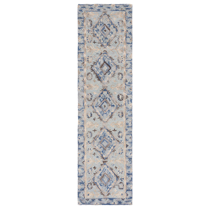 SAFAVIEH Aspen APN504A Handmade Blue / Beige Rug Image 4