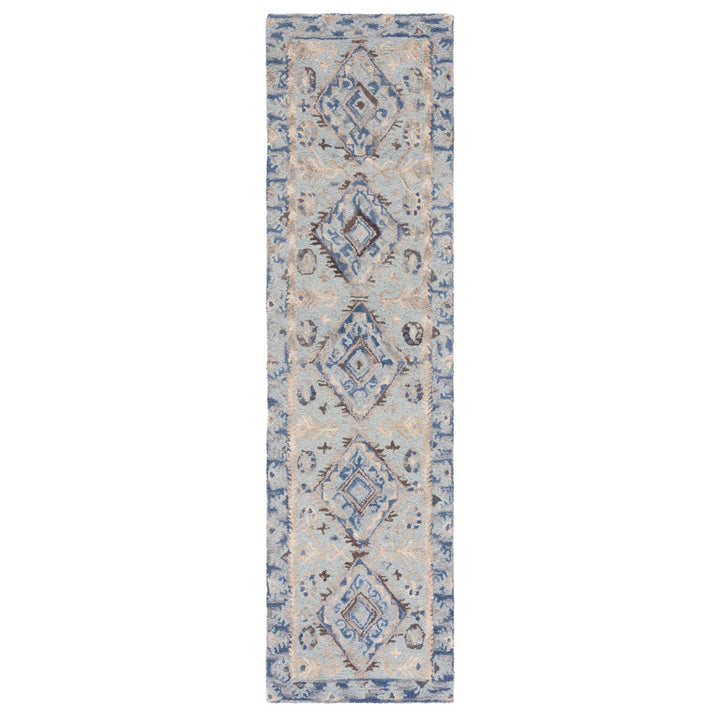 SAFAVIEH Aspen APN504A Handmade Blue / Beige Rug Image 1