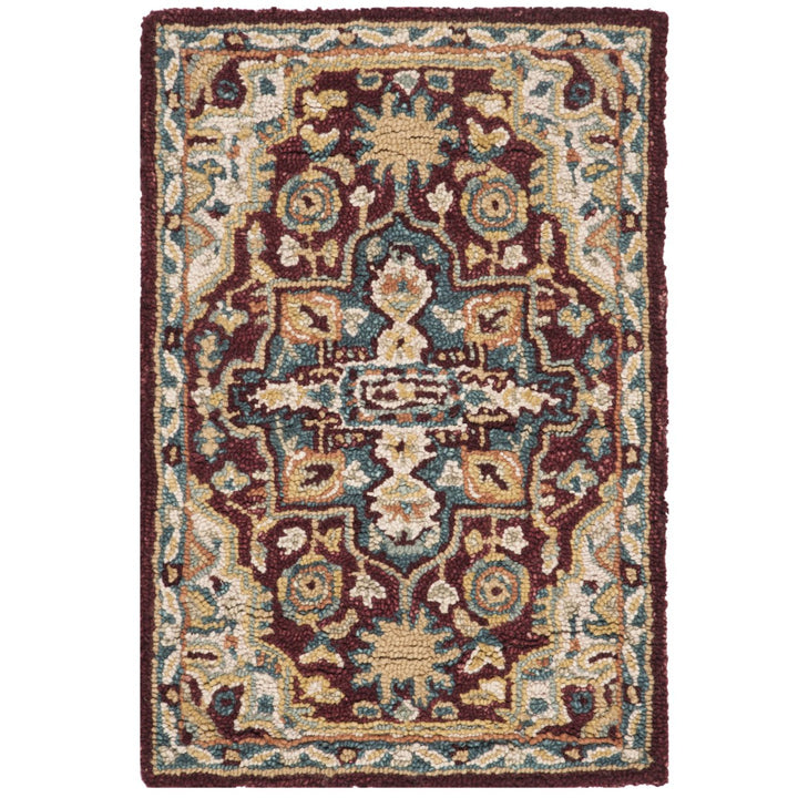 SAFAVIEH Aspen Collection APN507A Handmade Red / Blue Rug Image 1