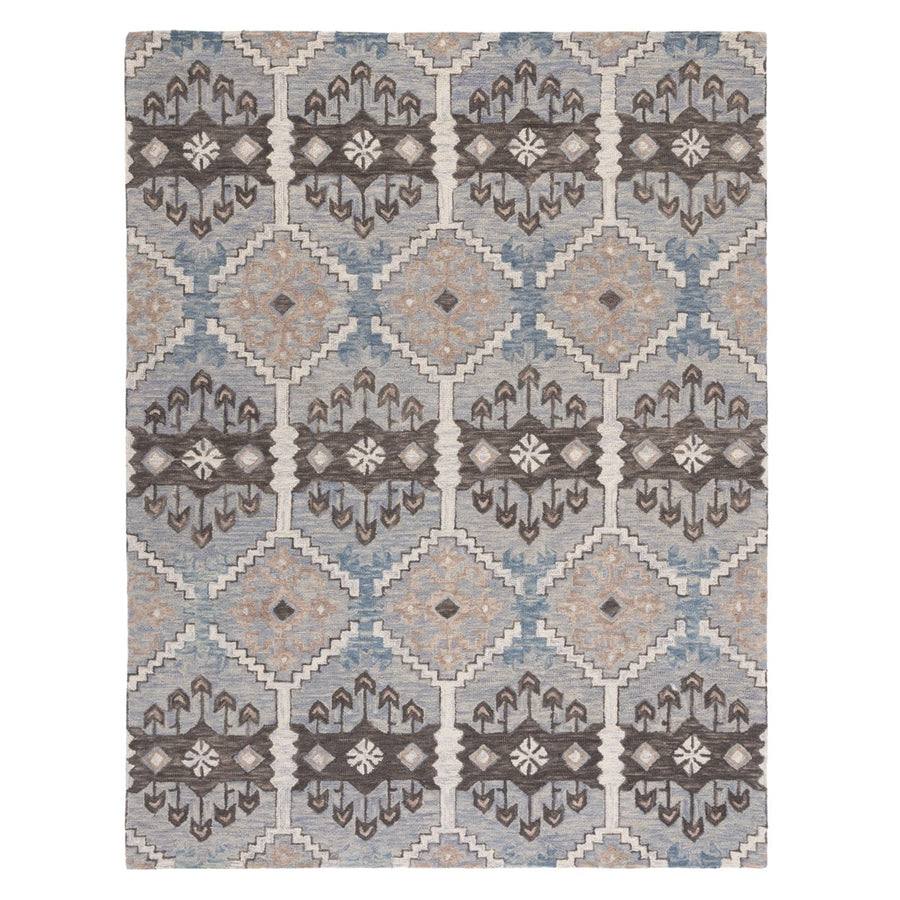 SAFAVIEH Aspen APN512M Handmade Light Blue / Cream Rug Image 1