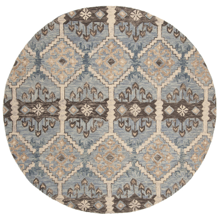 SAFAVIEH Aspen APN512M Handmade Light Blue / Cream Rug Image 1