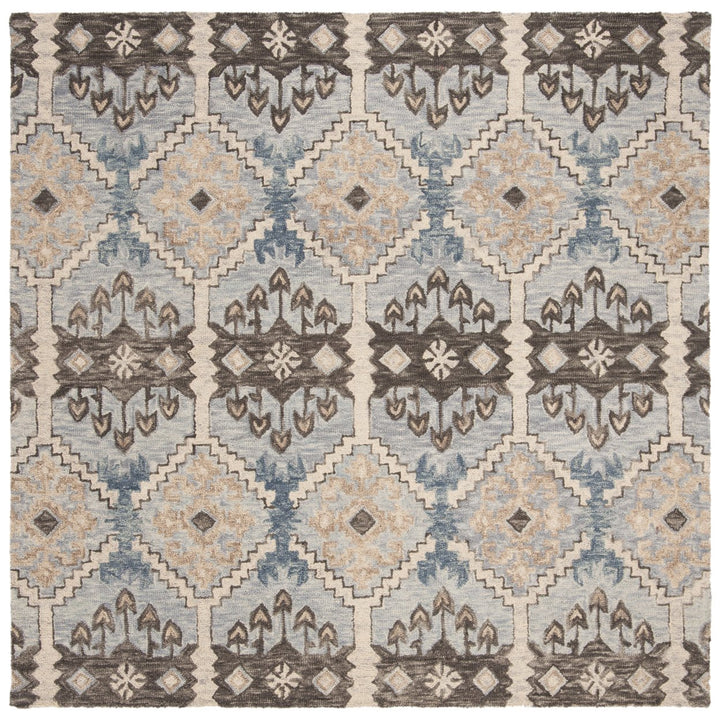 SAFAVIEH Aspen APN512M Handmade Light Blue / Cream Rug Image 1