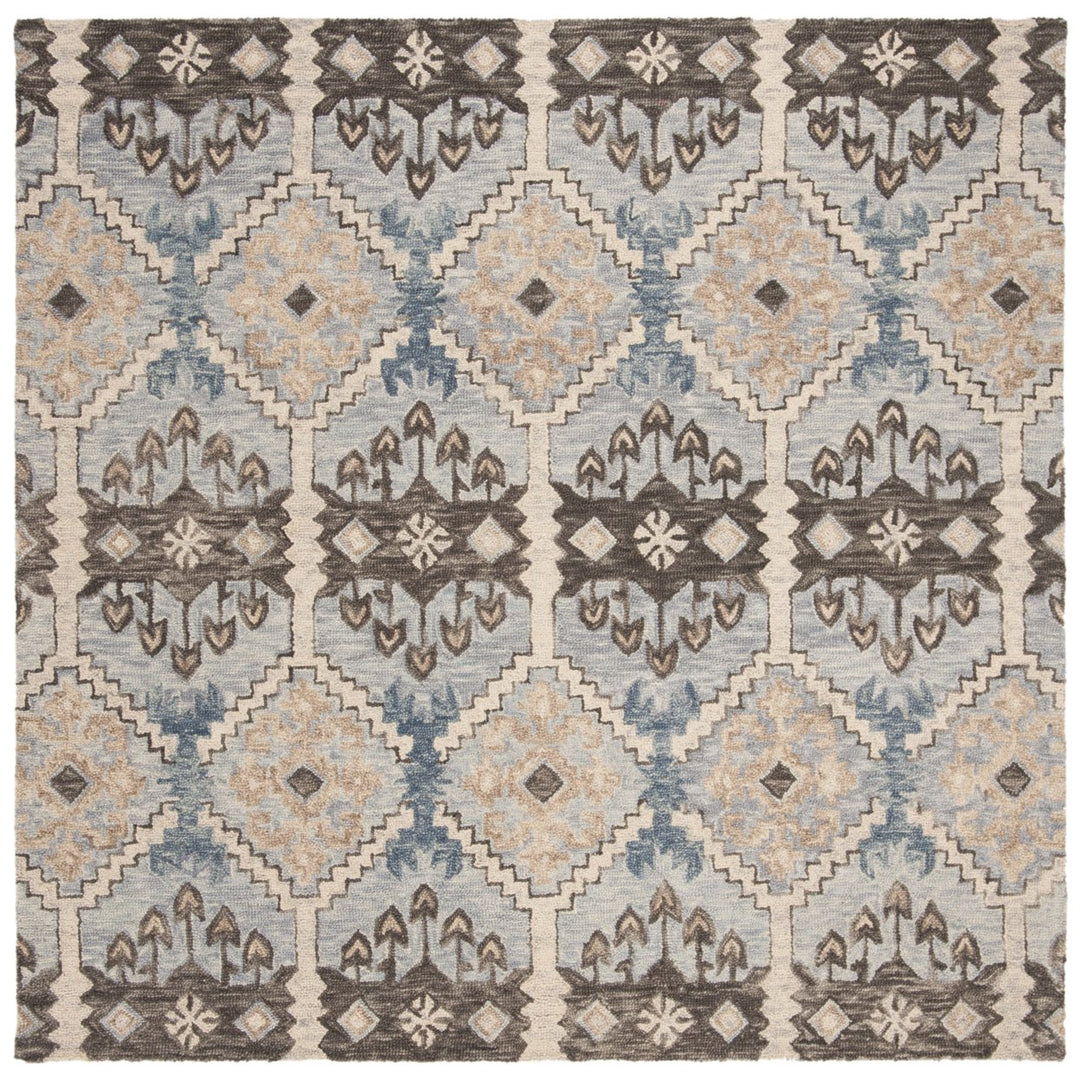 SAFAVIEH Aspen APN512M Handmade Light Blue / Cream Rug Image 1