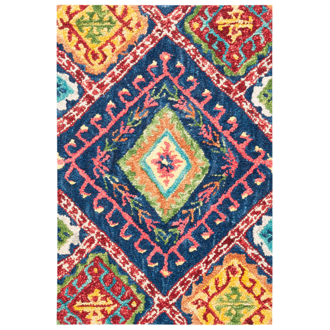 SAFAVIEH Aspen APN516M Handmade Blue / Multi Rug Image 3