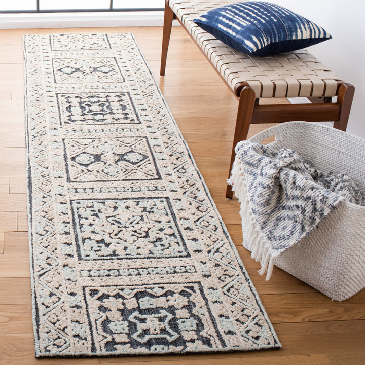 SAFAVIEH Aspen Collection APN532H Handmade Charcoal Rug Image 3