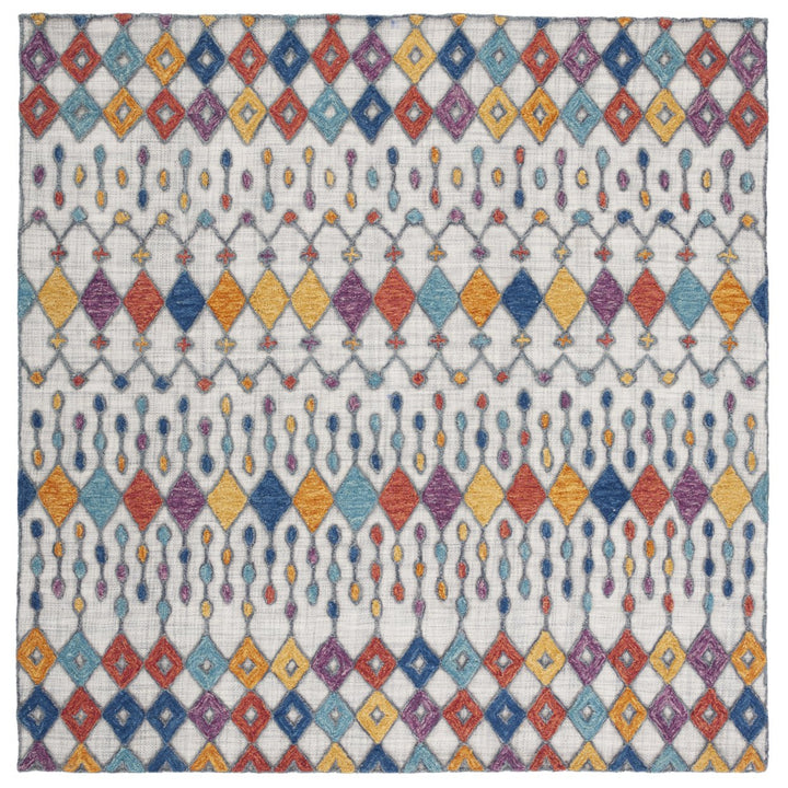 SAFAVIEH Aspen APN531F Handmade Light Grey / Blue Rug Image 1