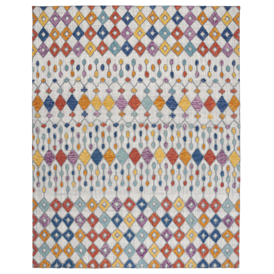 SAFAVIEH Aspen APN531F Handmade Light Grey / Blue Rug Image 11