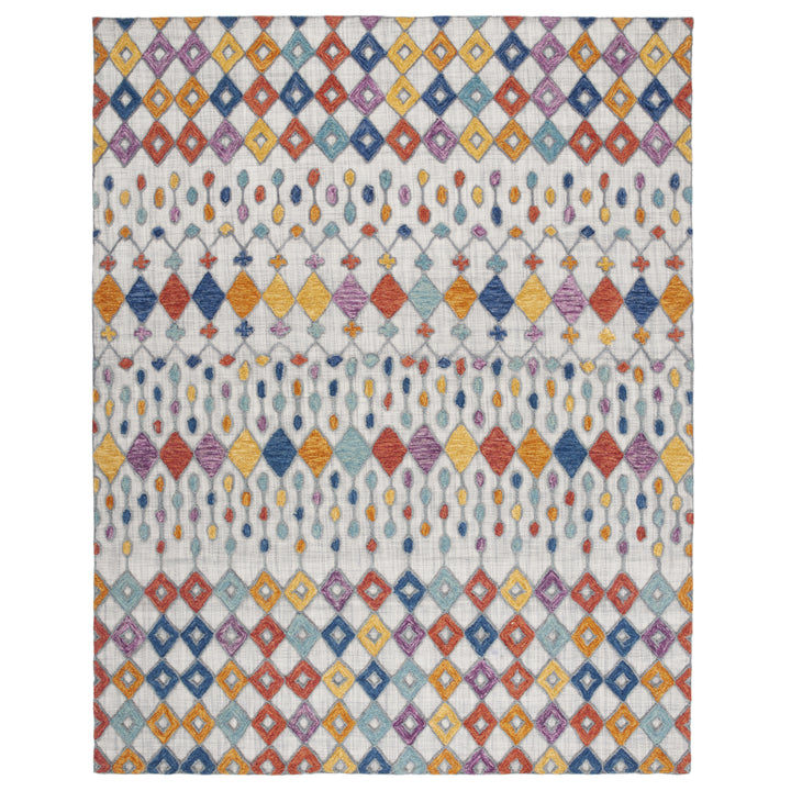 SAFAVIEH Aspen APN531F Handmade Light Grey / Blue Rug Image 11