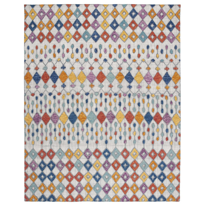 SAFAVIEH Aspen APN531F Handmade Light Grey / Blue Rug Image 1