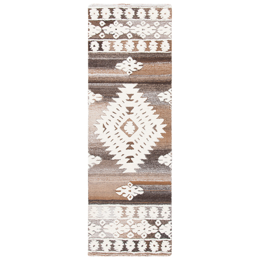 SAFAVIEH Aspen APN550A Handmade Ivory / Light Brown Rug Image 5