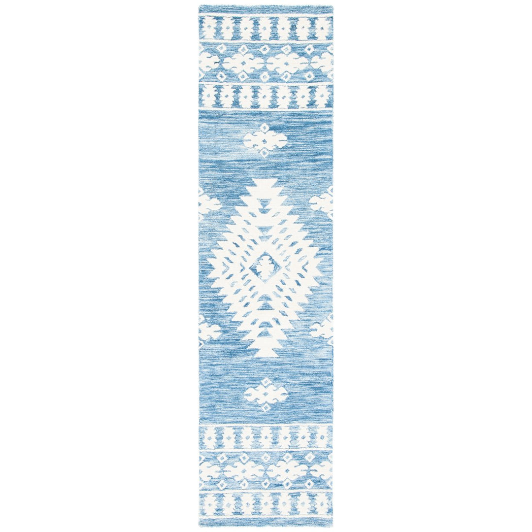 SAFAVIEH Aspen APN550M Handmade Blue / Ivory Rug Image 1