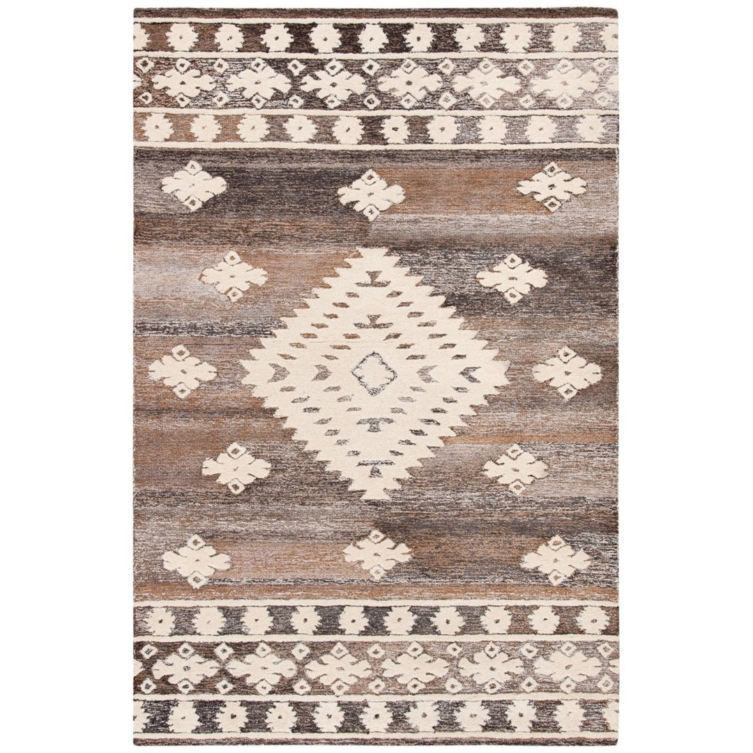 SAFAVIEH Aspen APN550A Handmade Ivory / Light Brown Rug Image 1