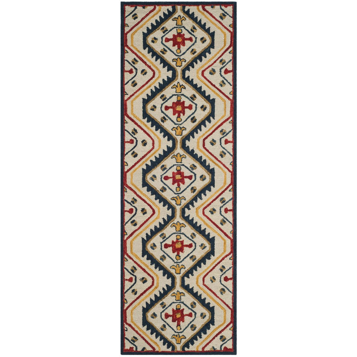 SAFAVIEH Aspen APN701A Handmade Ivory / Multi Rug Image 1