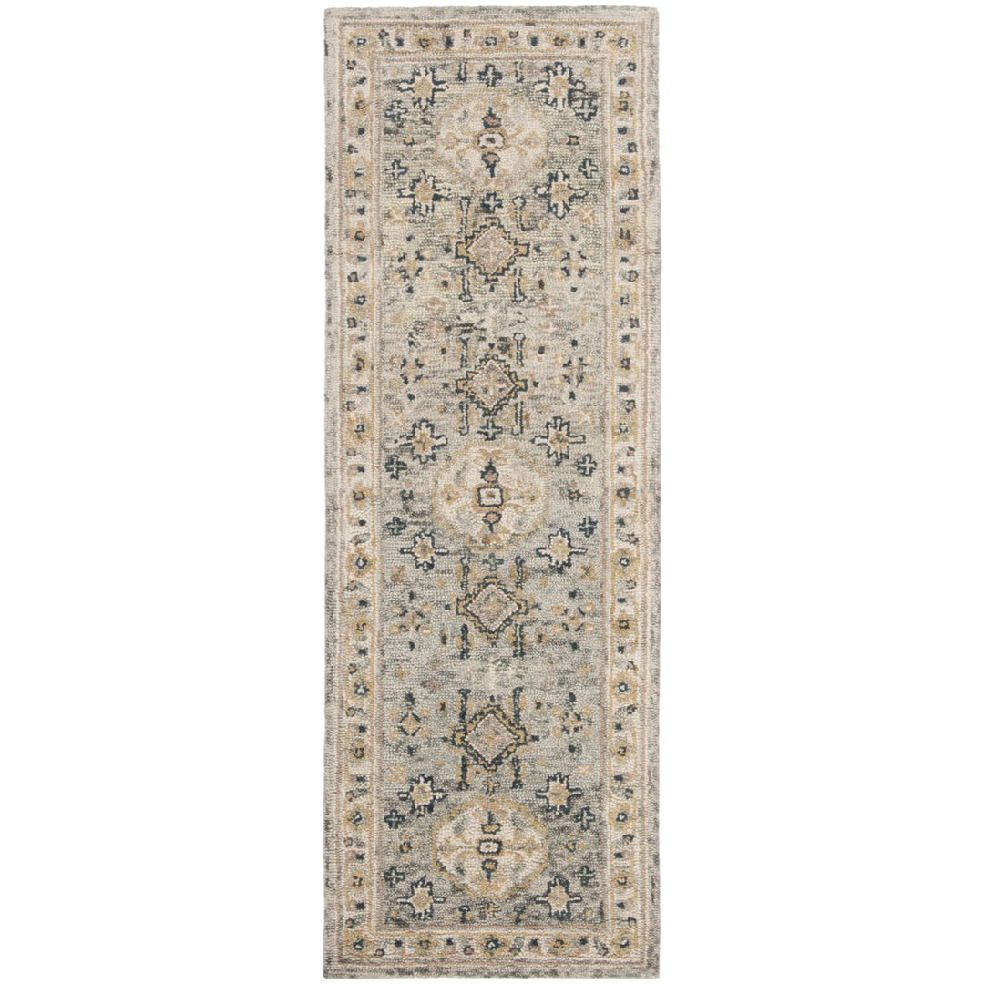 SAFAVIEH Aspen APN601W Handmade Moss / Ivory Rug Image 1