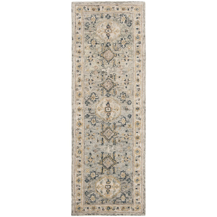 SAFAVIEH Aspen APN601W Handmade Moss / Ivory Rug Image 1