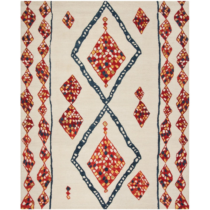 SAFAVIEH Aspen APN702A Handmade Ivory / Multi Rug Image 1