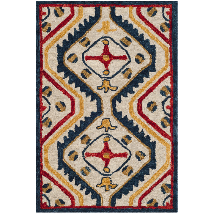 SAFAVIEH Aspen APN701A Handmade Ivory / Multi Rug Image 8