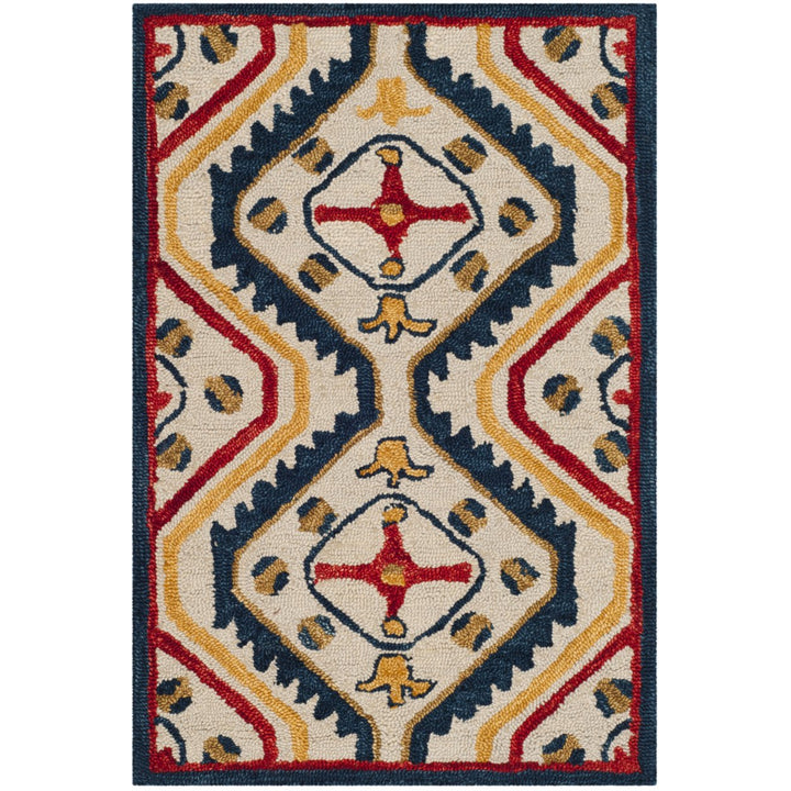 SAFAVIEH Aspen APN701A Handmade Ivory / Multi Rug Image 1