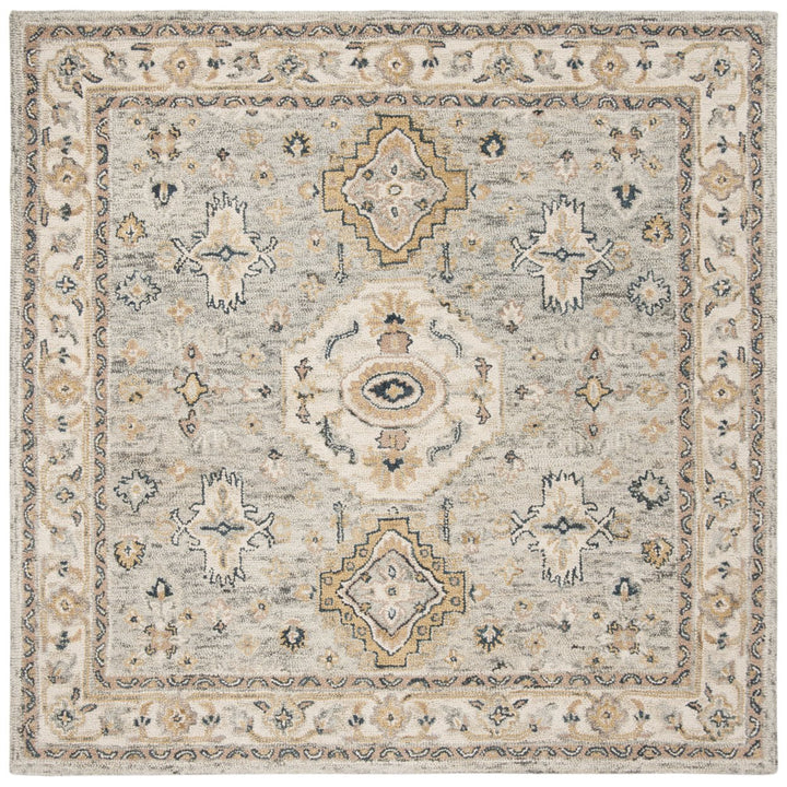 SAFAVIEH Aspen APN601W Handmade Moss / Ivory Rug Image 1