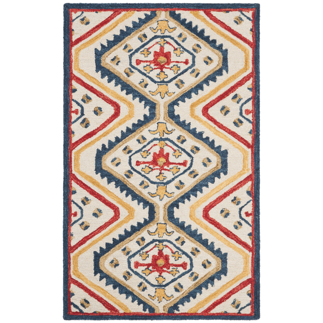 SAFAVIEH Aspen APN701A Handmade Ivory / Multi Rug Image 9