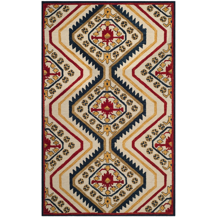 SAFAVIEH Aspen APN701A Handmade Ivory / Multi Rug Image 10