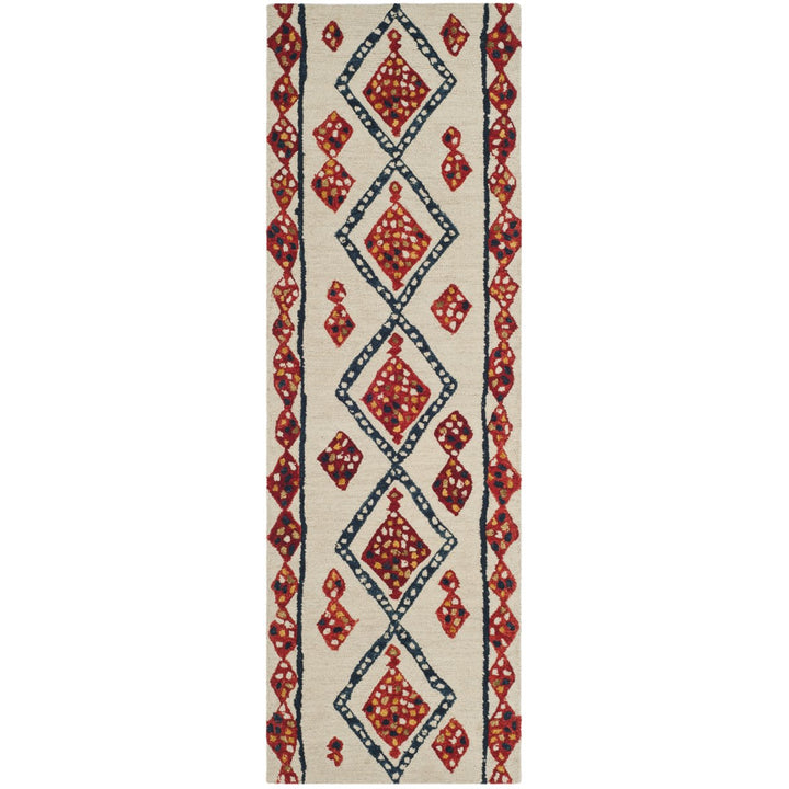 SAFAVIEH Aspen APN702A Handmade Ivory / Multi Rug Image 1