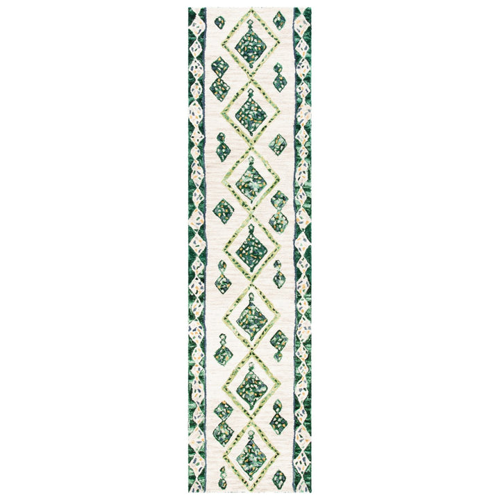 SAFAVIEH Aspen APN702Y Handmade Green / Ivory Rug Image 3