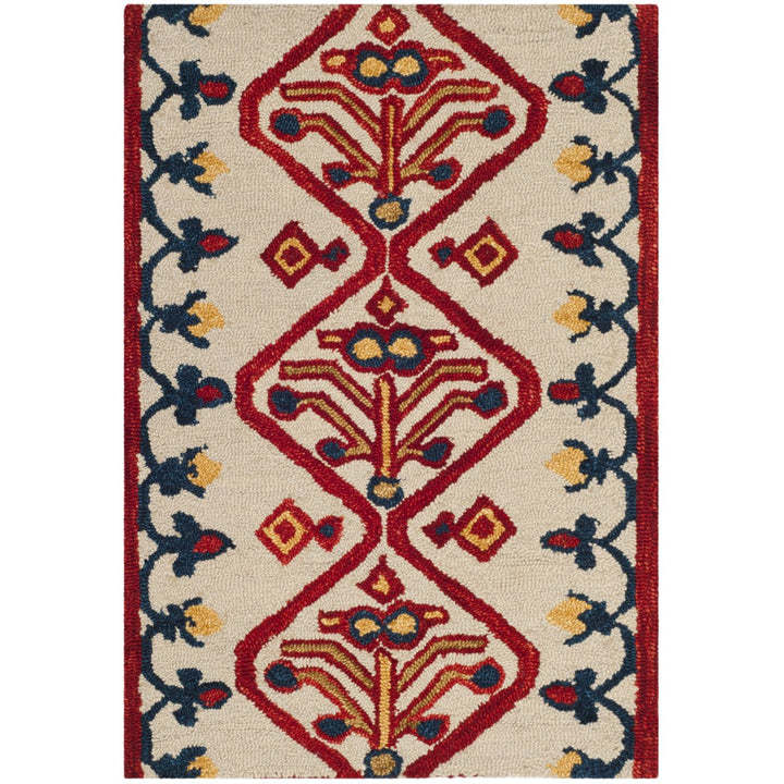 SAFAVIEH Aspen APN703A Handmade Ivory / Multi Rug Image 1