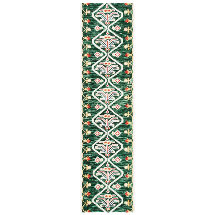 SAFAVIEH Aspen APN703Y Handmade Green / Ivory Rug Image 5