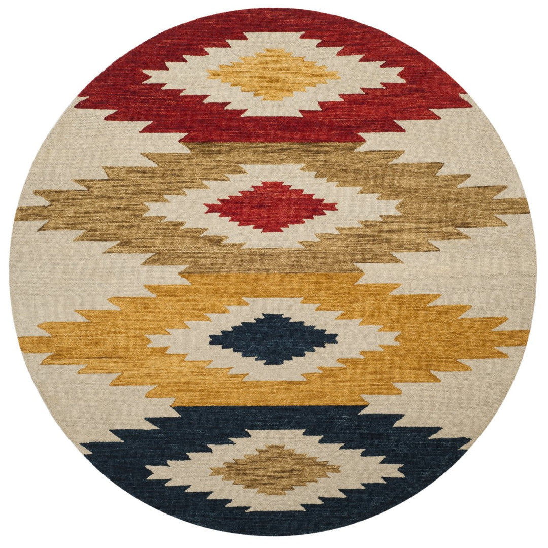 SAFAVIEH Aspen APN704A Handmade Ivory / Multi Rug Image 1